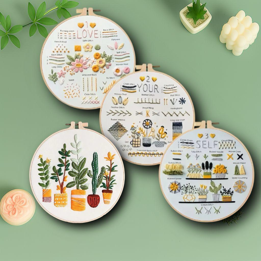 CraftHoop 'Love Yourself' Beginner Stitch Set