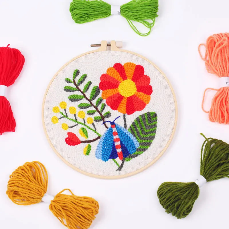 CraftHoop Garden Glow Punch Needle Kit
