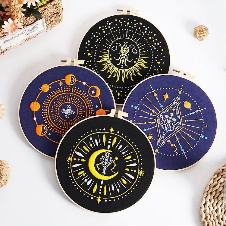CraftHoop Tarot Symbols Embroidery Kit