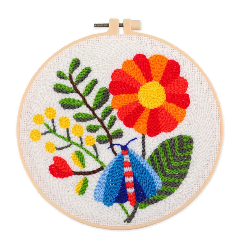CraftHoop Garden Glow Punch Needle Kit
