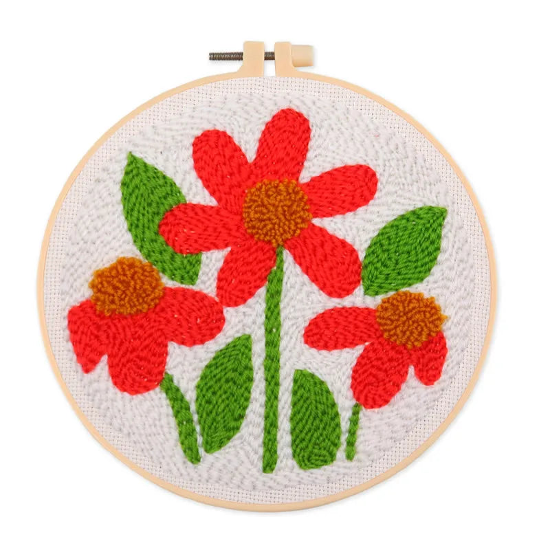 CraftHoop Garden Glow Punch Needle Kit