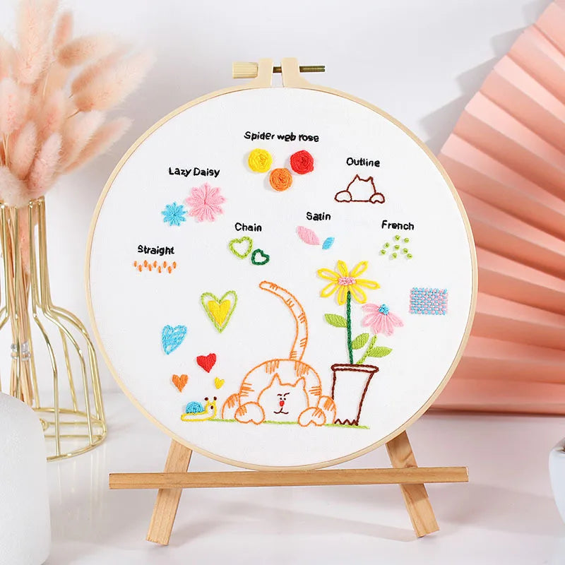 CraftHoop Stitch & Play Kids Embroidery