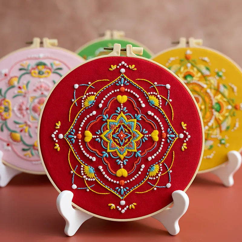 CraftHoop Zen Mandala Embroidery Kit