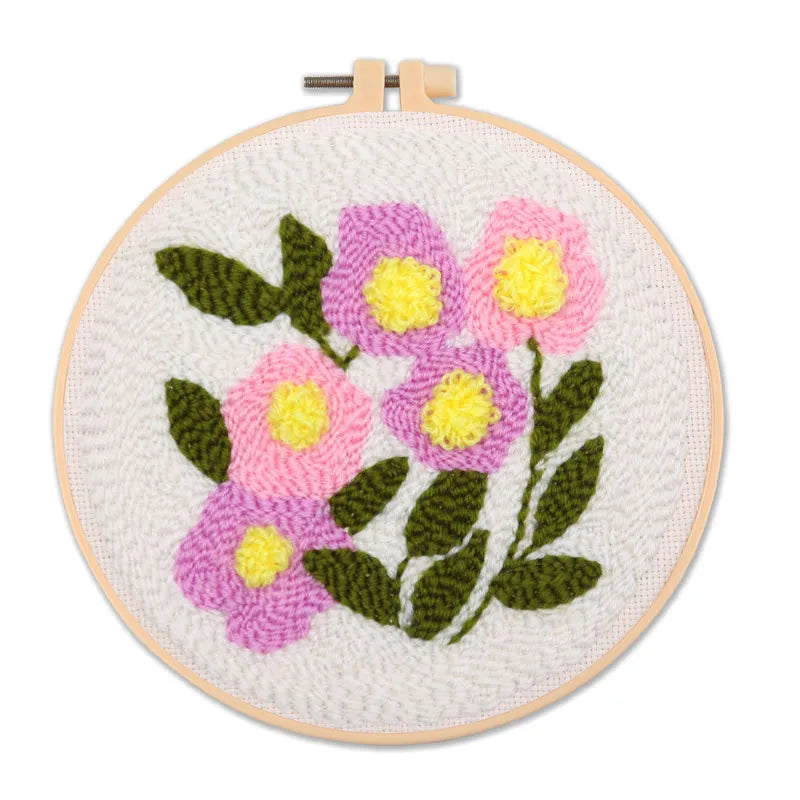 CraftHoop Garden Glow Punch Needle Kit