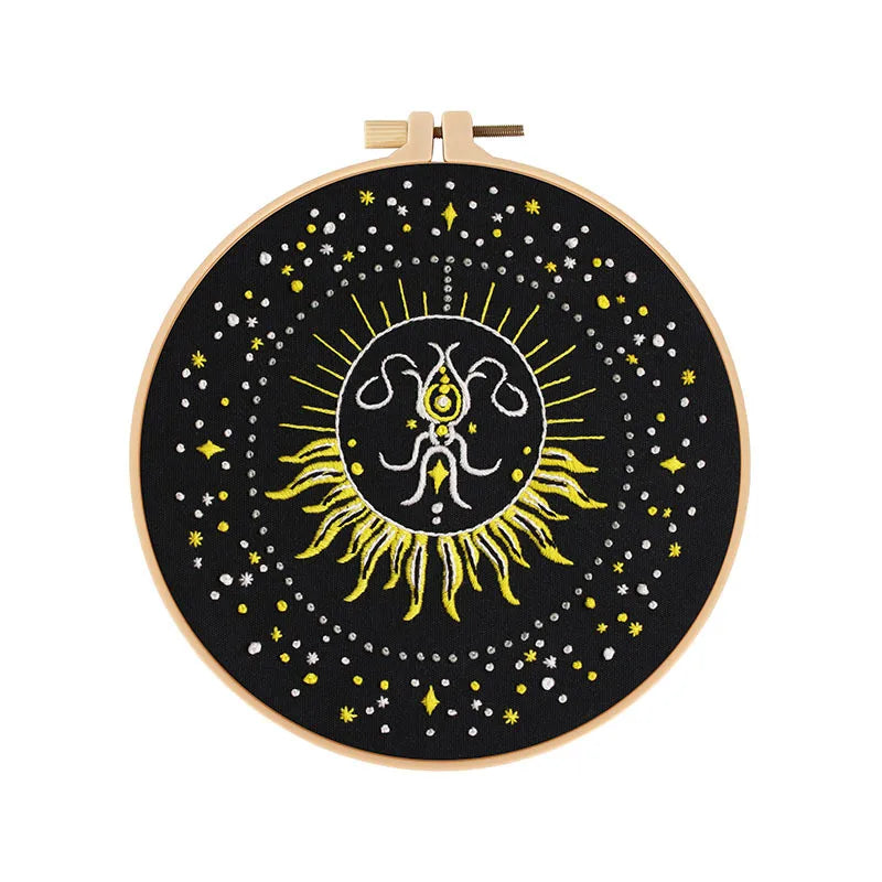 CraftHoop Tarot Symbols Embroidery Kit