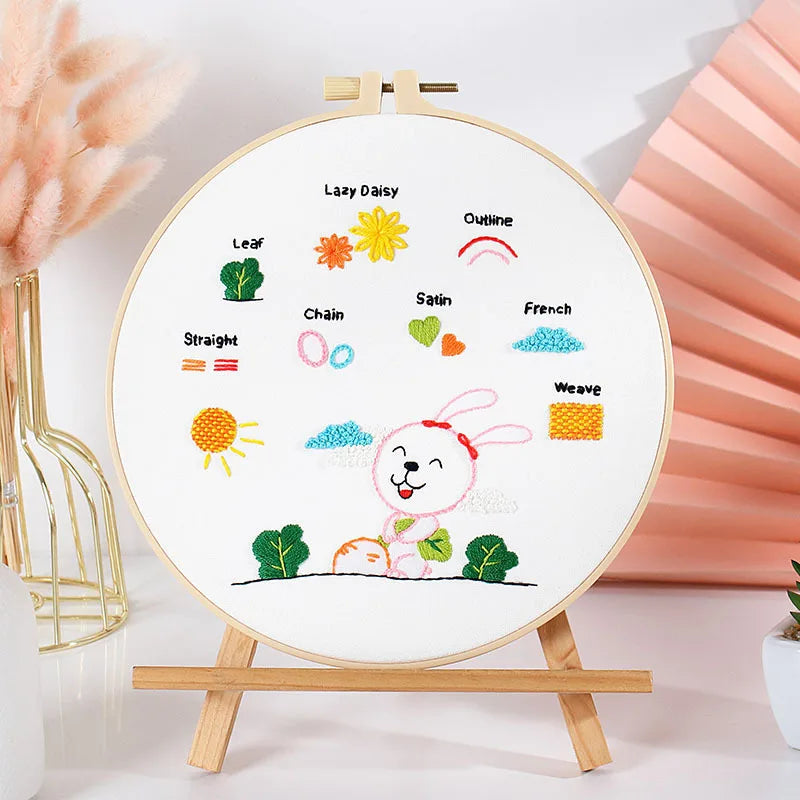 CraftHoop Stitch & Play Kids Embroidery