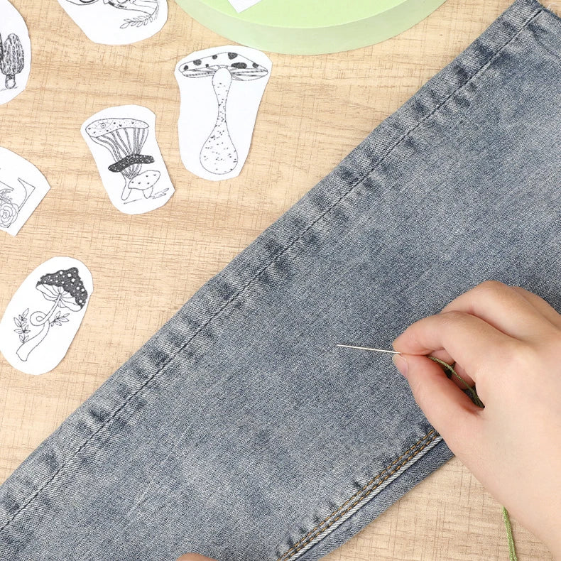 Embroidery Transfers for Clothes – 4 Water-Soluble Sheets