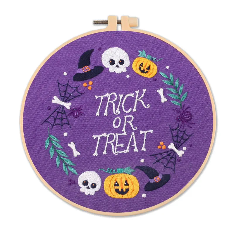 CraftHoop Halloween Spirit Embroidery Kit