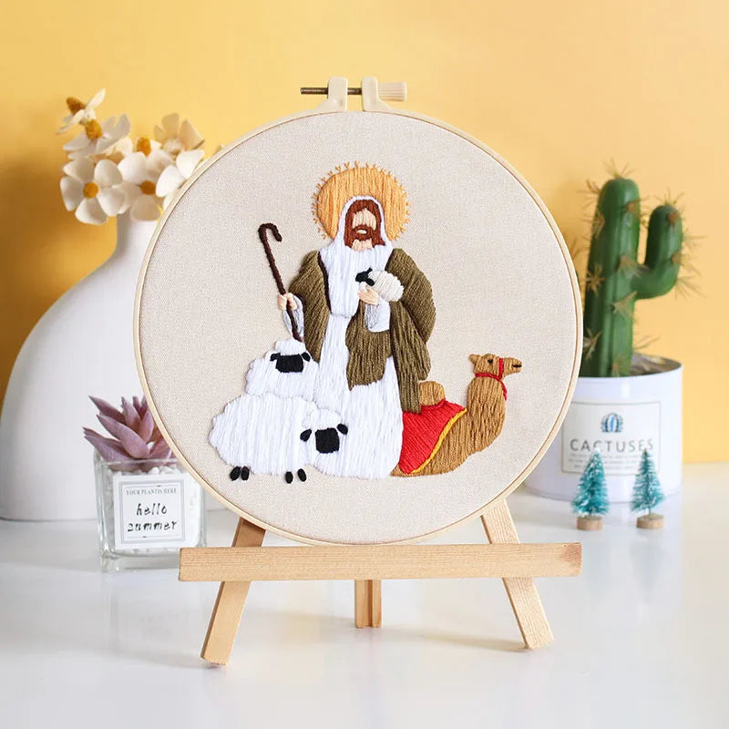 CraftHoop Christmas Nativity Embroidery Kit