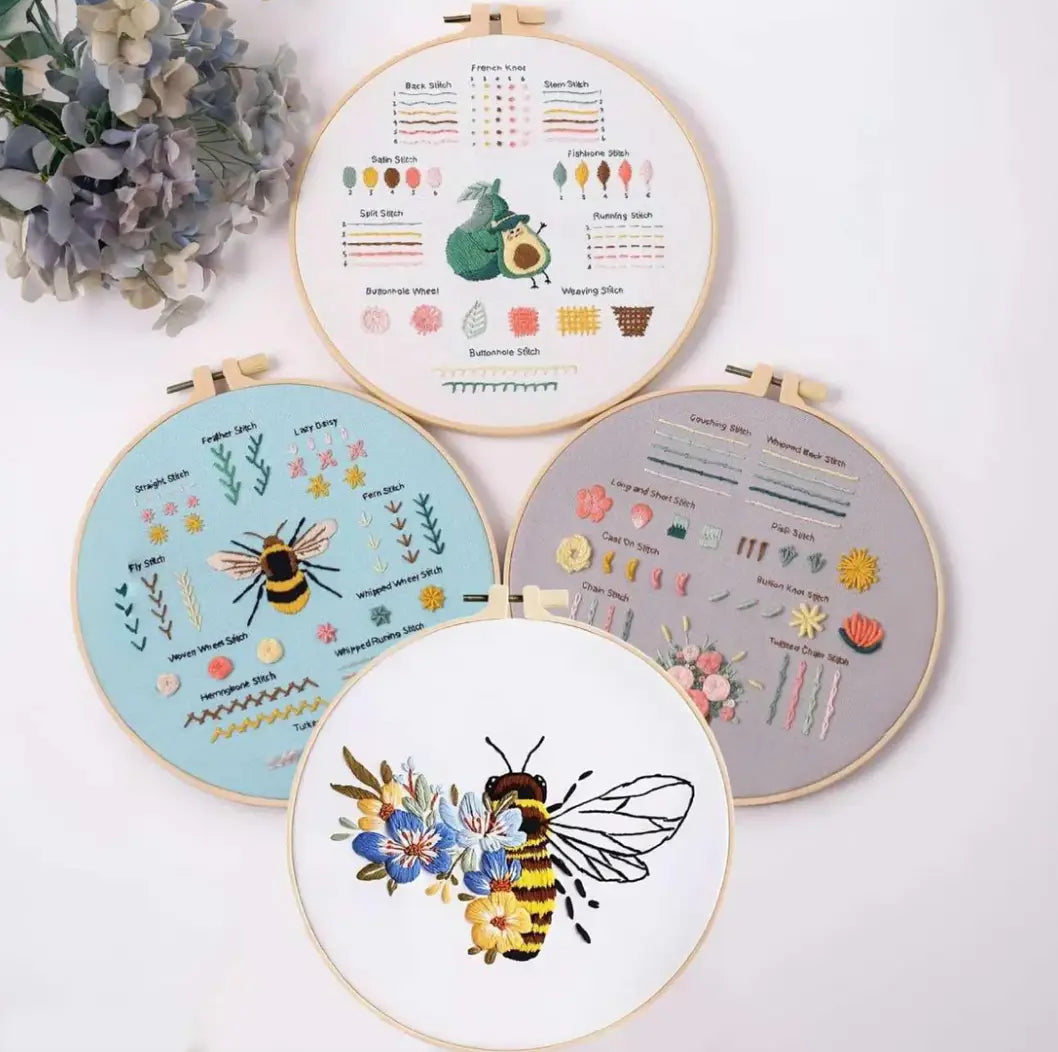 CraftHoop 3 Sets Beginner's Stitch Kit