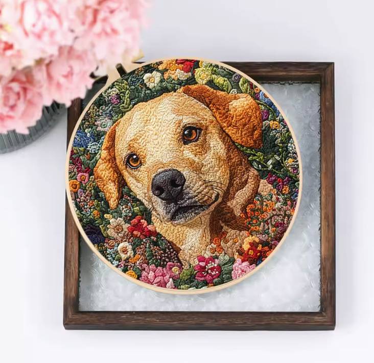 CraftHoop Furry Friends Embroidery Kit