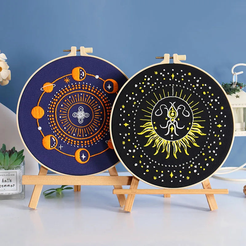 CraftHoop Tarot Symbols Embroidery Kit