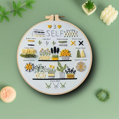 CraftHoop 'Love Yourself' Beginner Stitch Set
