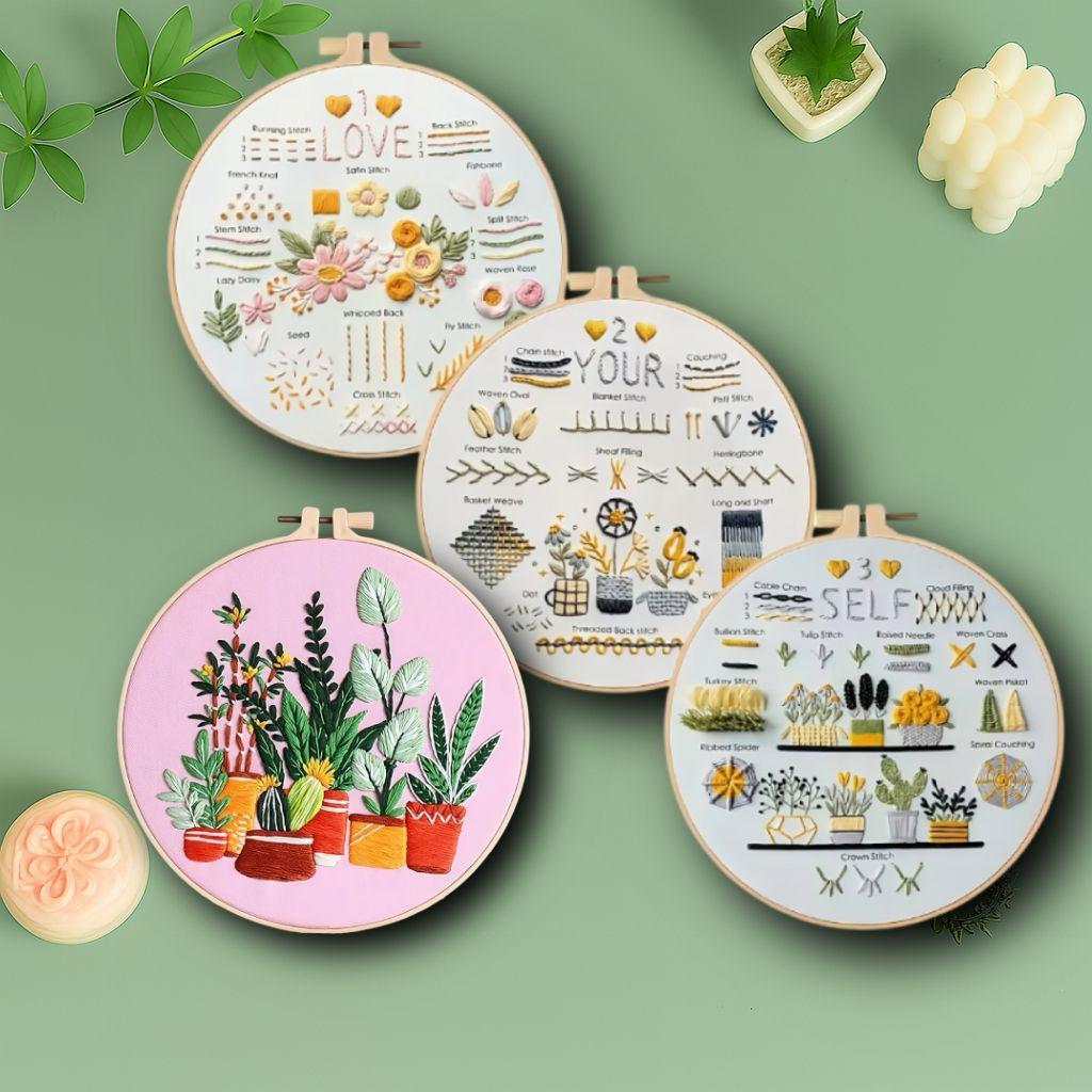 CraftHoop 'Love Yourself' Beginner Stitch Set