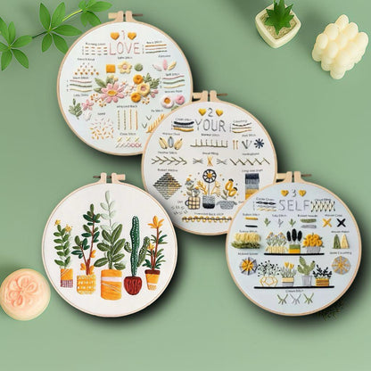 CraftHoop 'Love Yourself' Beginner Stitch Set