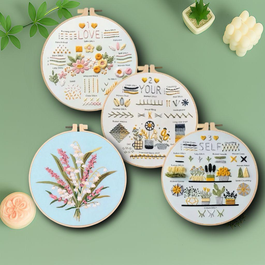 CraftHoop 'Love Yourself' Beginner Stitch Set