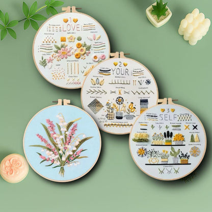 CraftHoop 'Love Yourself' Beginner Stitch Set