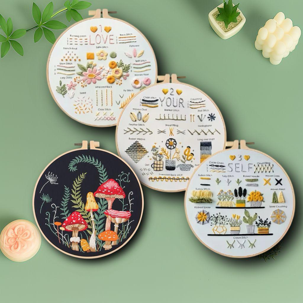 CraftHoop 'Love Yourself' Beginner Stitch Set