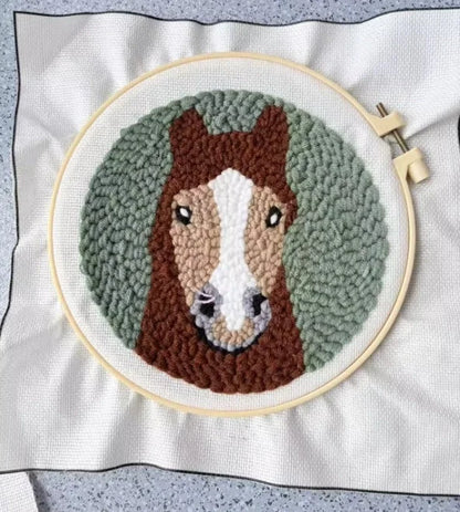 CraftHoop Farm Friends Punch Needle Kit