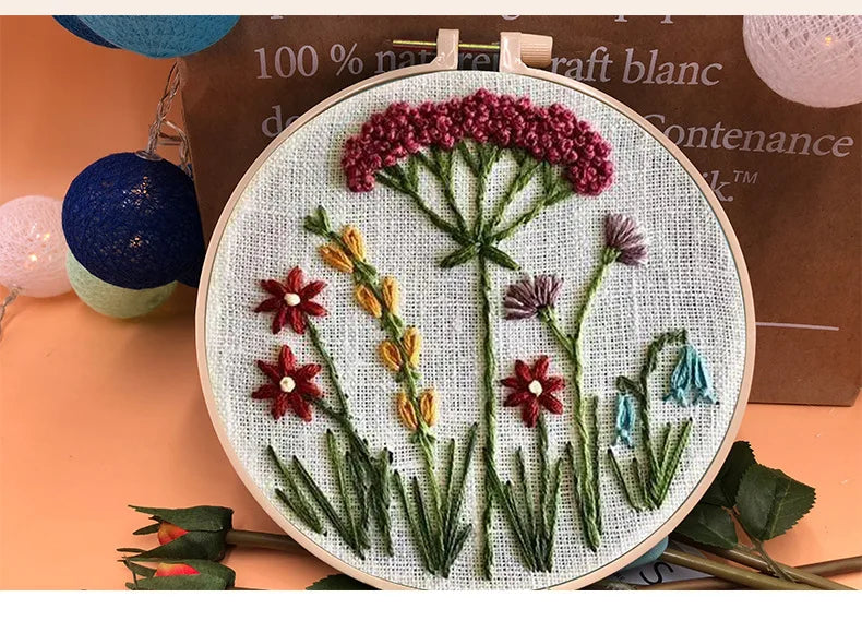 CraftHoop 3D Blossom Embroidery Kit