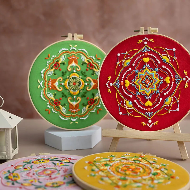 CraftHoop Zen Mandala Embroidery Kit