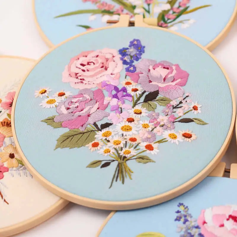 CraftHoop Blossom Collection Embroidery Kit