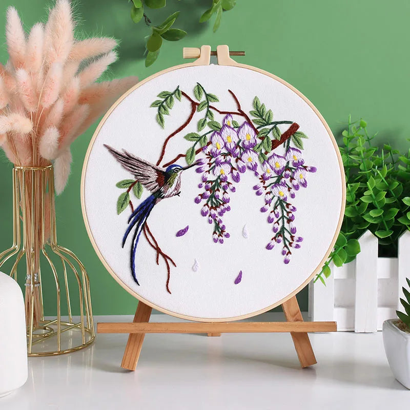 CraftHoop Hummingbird Dreams Embroidery Kit