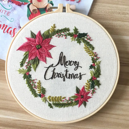 CraftHoop Christmas Charm Embroidery Kit