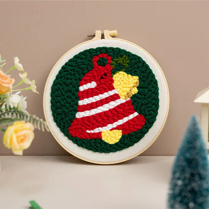 CraftHoop Christmas Cheer Punch Needle Kit