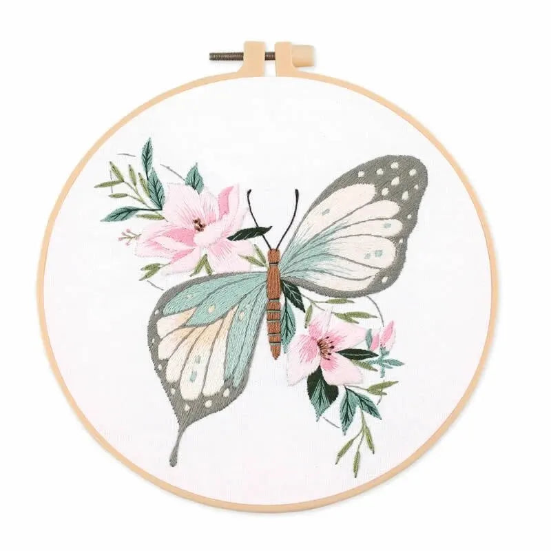 CraftHoop Butterfly Embroidery Kit