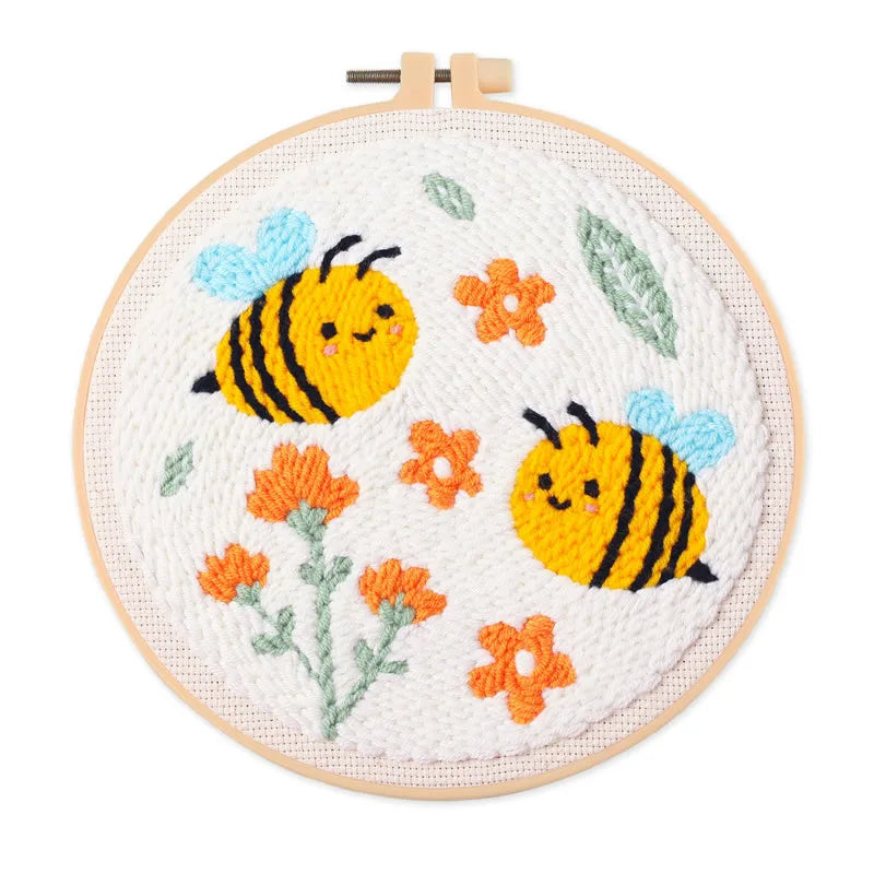 CraftHoop Buzz & Bloom Punch Needle Kit