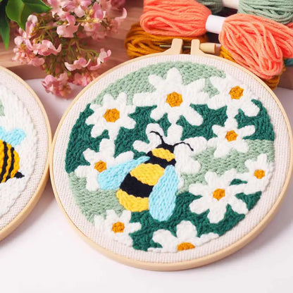 CraftHoop Buzz & Bloom Punch Needle Kit