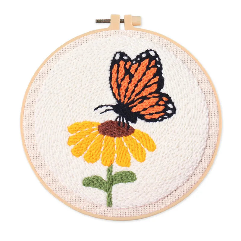 CraftHoop Buzz & Bloom Punch Needle Kit