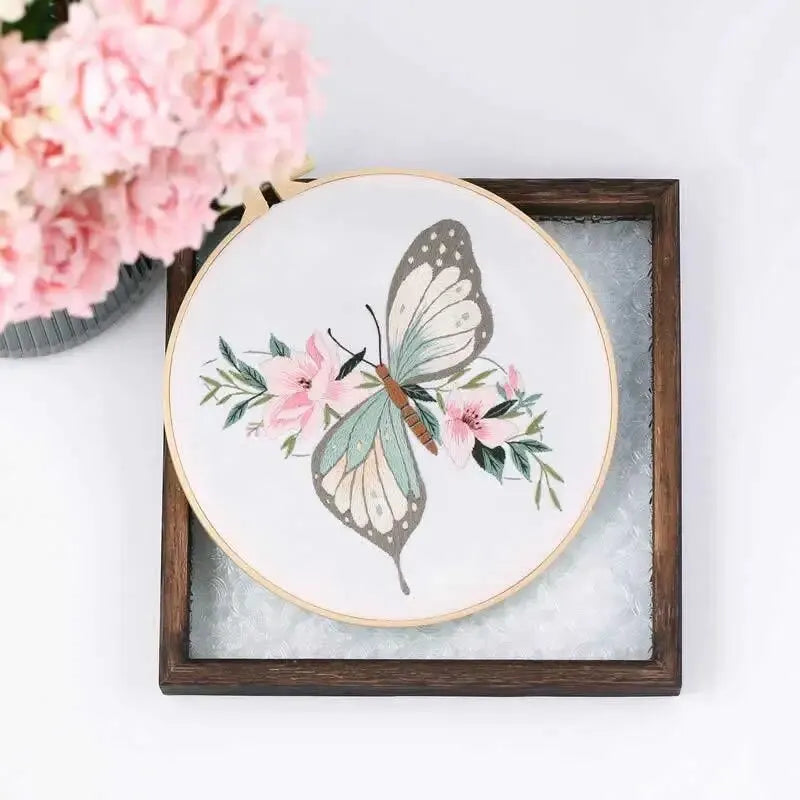 CraftHoop Butterfly Embroidery Kit