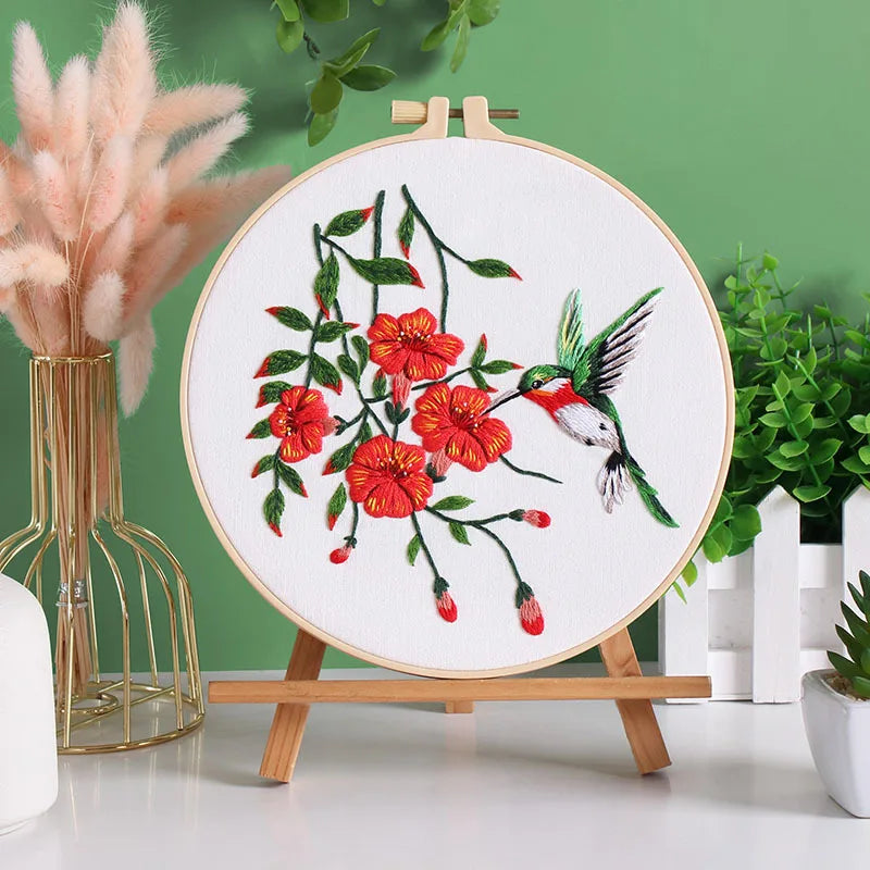 CraftHoop Hummingbird Dreams Embroidery Kit