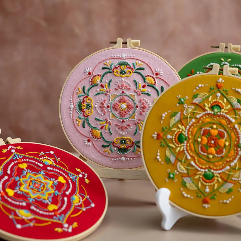 CraftHoop Zen Mandala Embroidery Kit