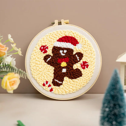 CraftHoop Christmas Cheer Punch Needle Kit