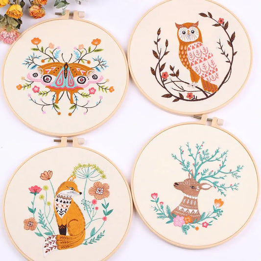 CraftHoop Forest Friends Embroidery Kit