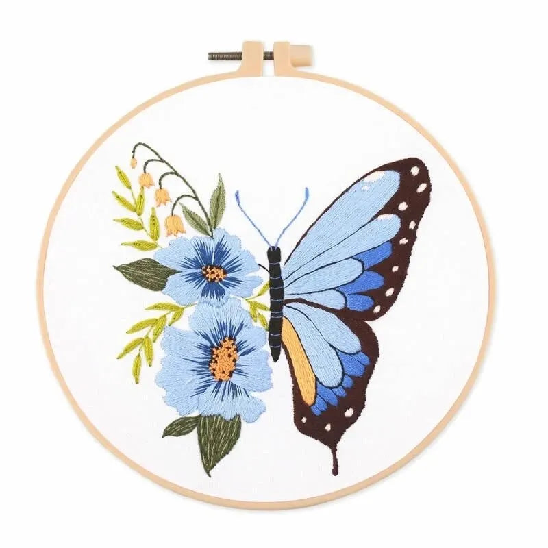 CraftHoop Butterfly Embroidery Kit