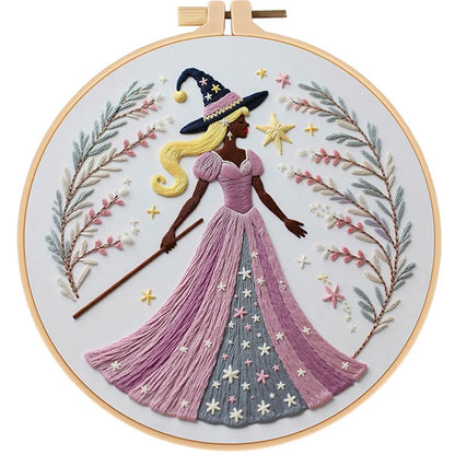 CraftHoop Enchanted Witches Embroidery Kit
