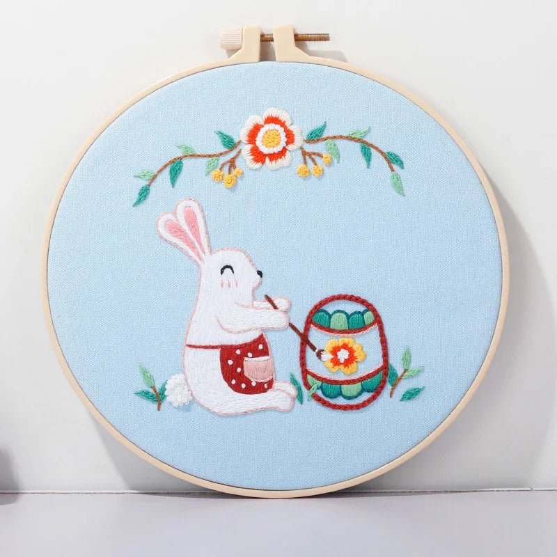 CraftHoop Easter Blooms Embroidery Kit