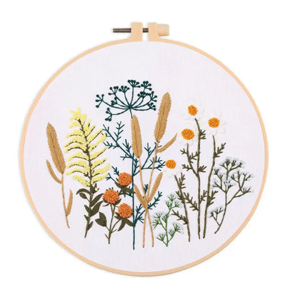 CraftHoop Wild Garden Embroidery Kit