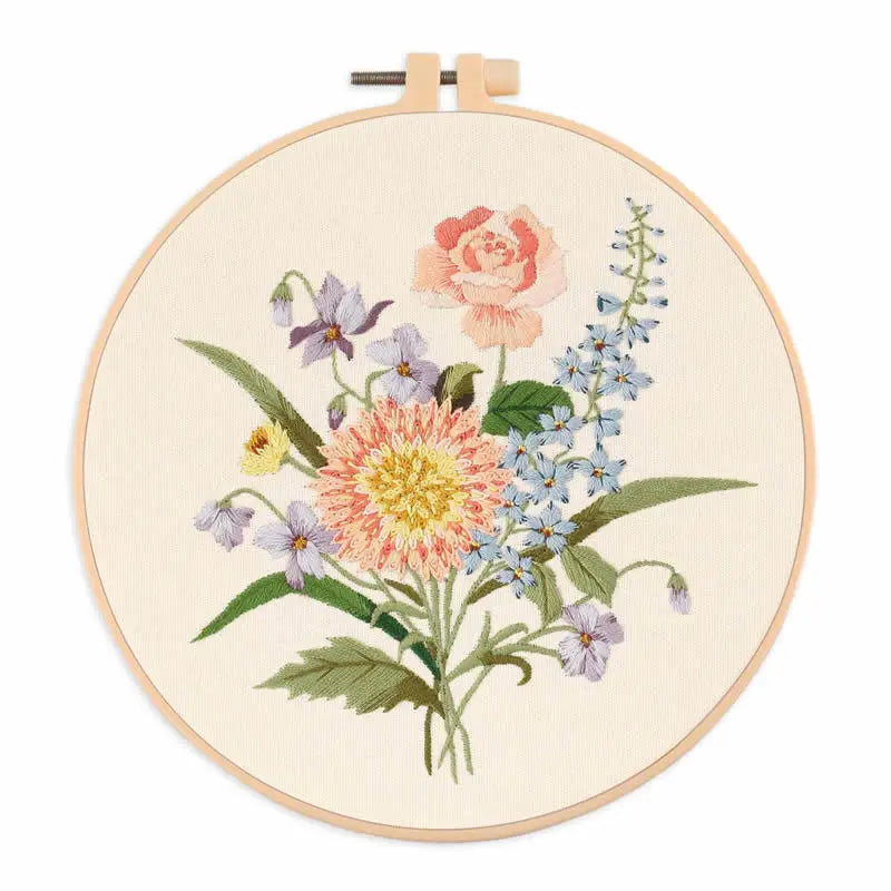 CraftHoop Blossom Collection Embroidery Kit