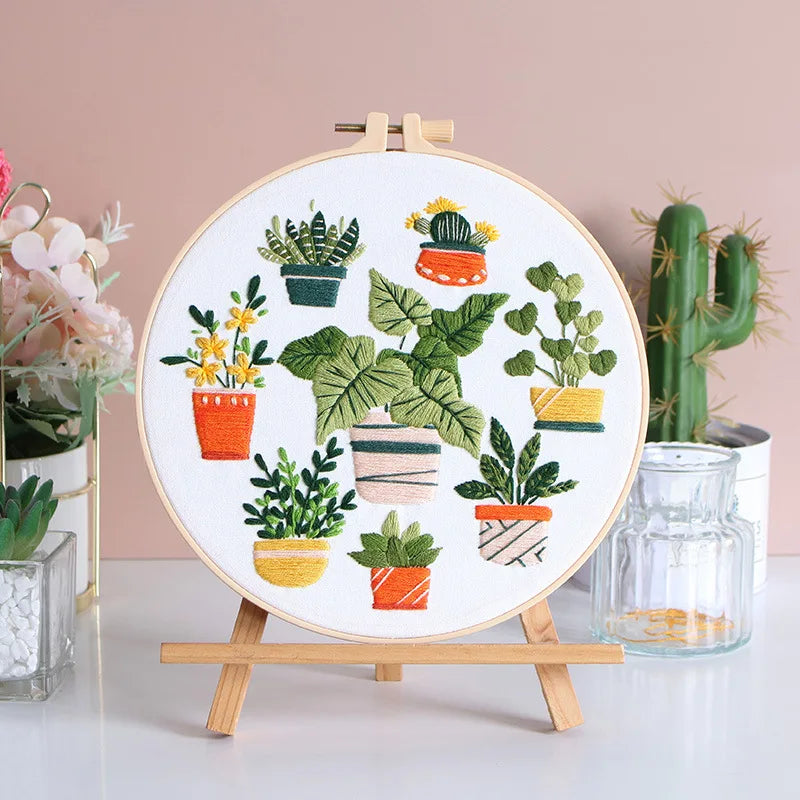 CraftHoop Plant Lover’s Embroidery Kit