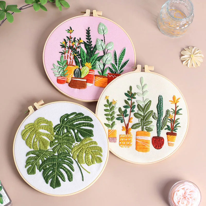 CraftHoop Plant Lover’s Embroidery Kit