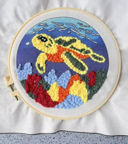CraftHoop Farm Friends Punch Needle Kit
