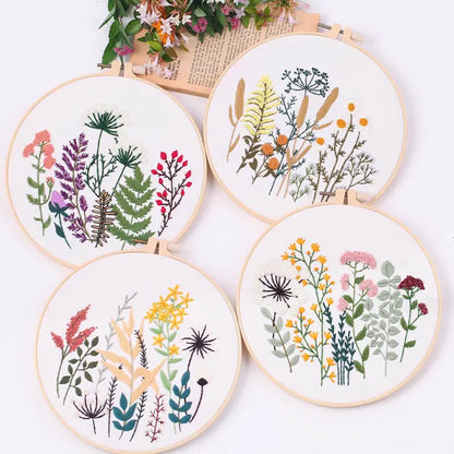 CraftHoop Wild Garden Embroidery Kit
