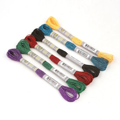 CraftHoop 12-Color Metallic Thread Bundle