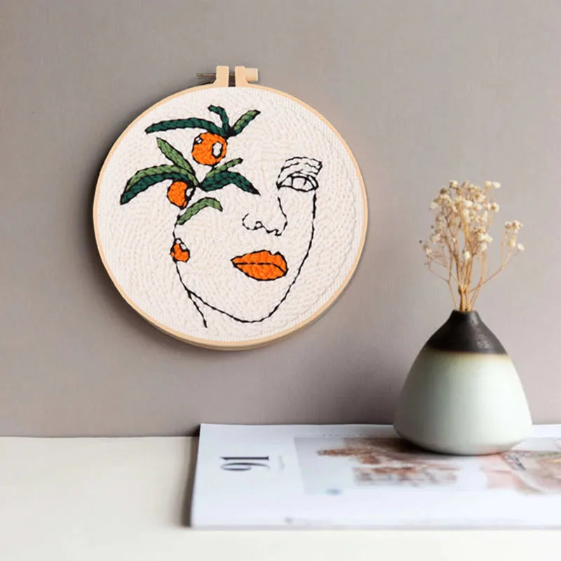 CraftHoop Botanical Muse Punch Needle Kit