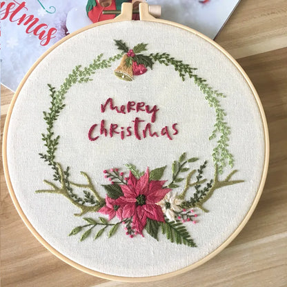 CraftHoop Christmas Charm Embroidery Kit